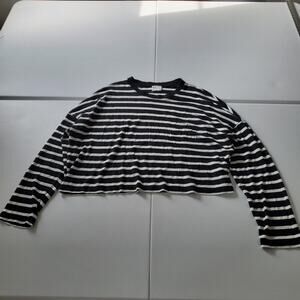 Mikuta Striped Black and White Women's Tee